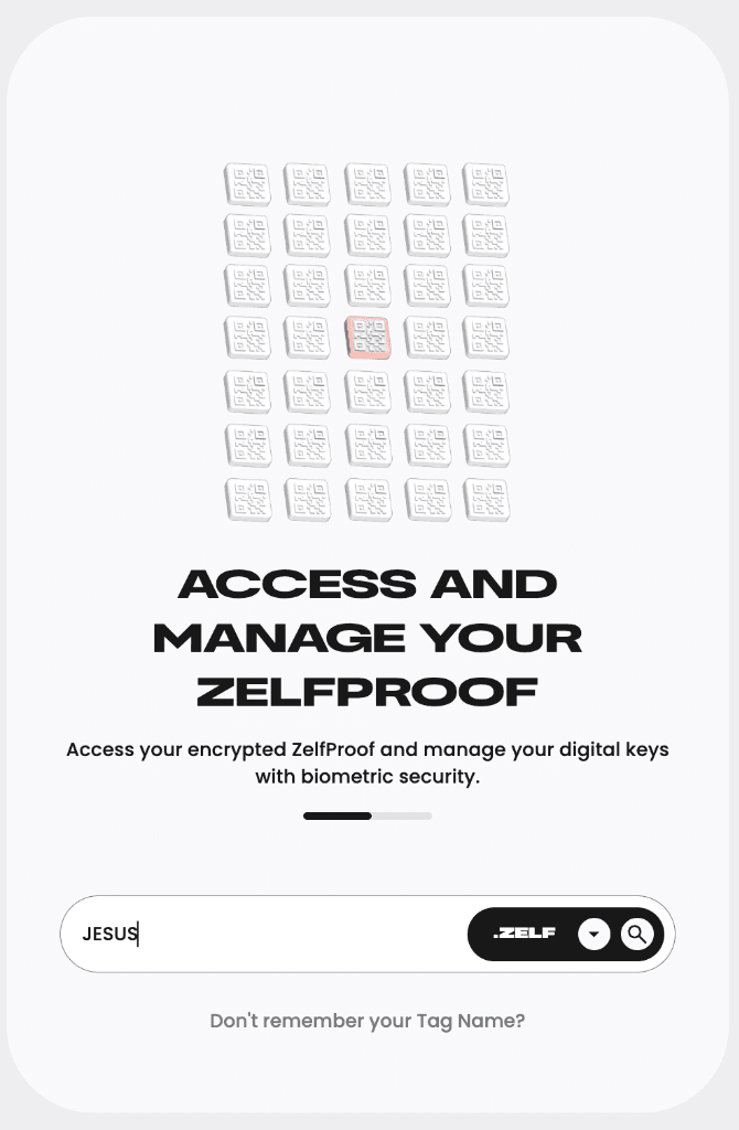 Zelf - Your Face is Your Key