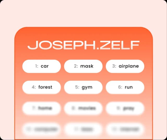 Encrypt a unique private key for each Zelf ID
